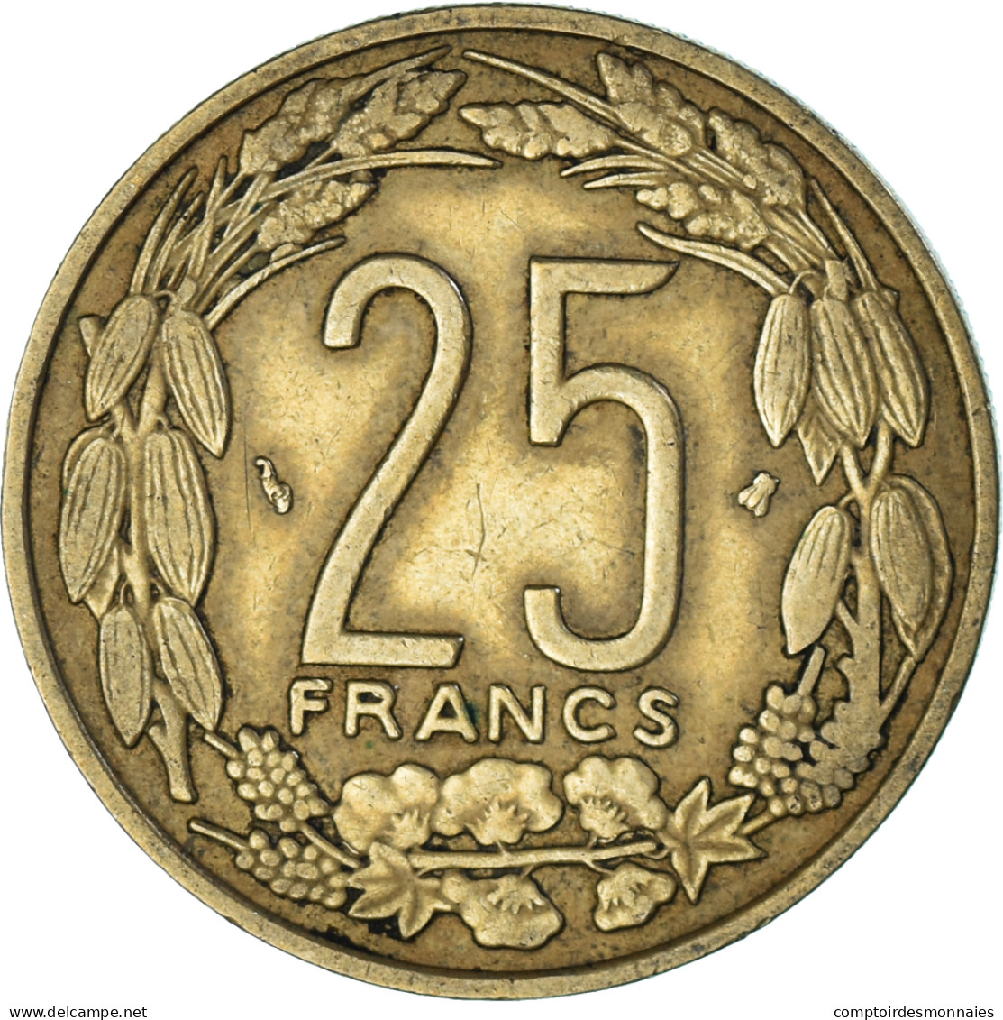 Monnaie, États De L'Afrique Centrale, 25 Francs, 1996 - Central African Republic