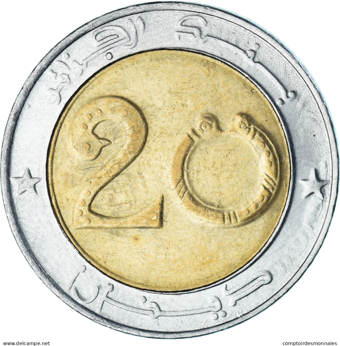 Monnaie, Algérie, 20 Dinars, 1993 - Algérie