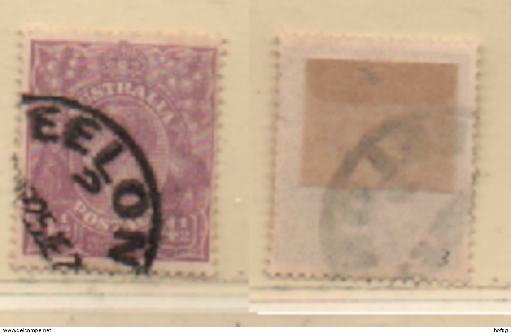 Australien 1924 George V MiNr.: 63X Gestempelt Australia Used Scott: 35  YT: 41 Sg: 81 - Used Stamps