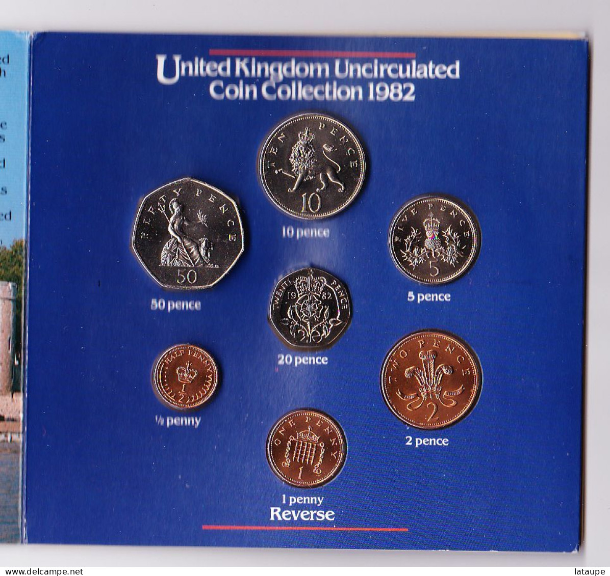 COLLECTION PIECES ROYAUME UNI 1982 - UNITED KINGDOM COIN COLLECTION 1982 - Nieuwe Sets & Proefsets