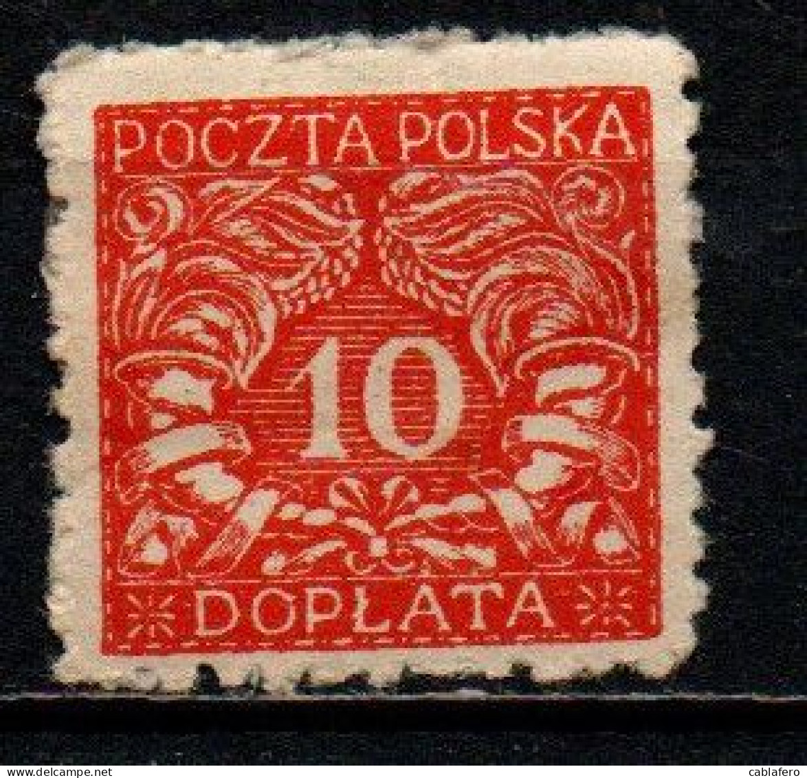POLONIA - 1919 - Numerals Of Value - MH - Portomarken