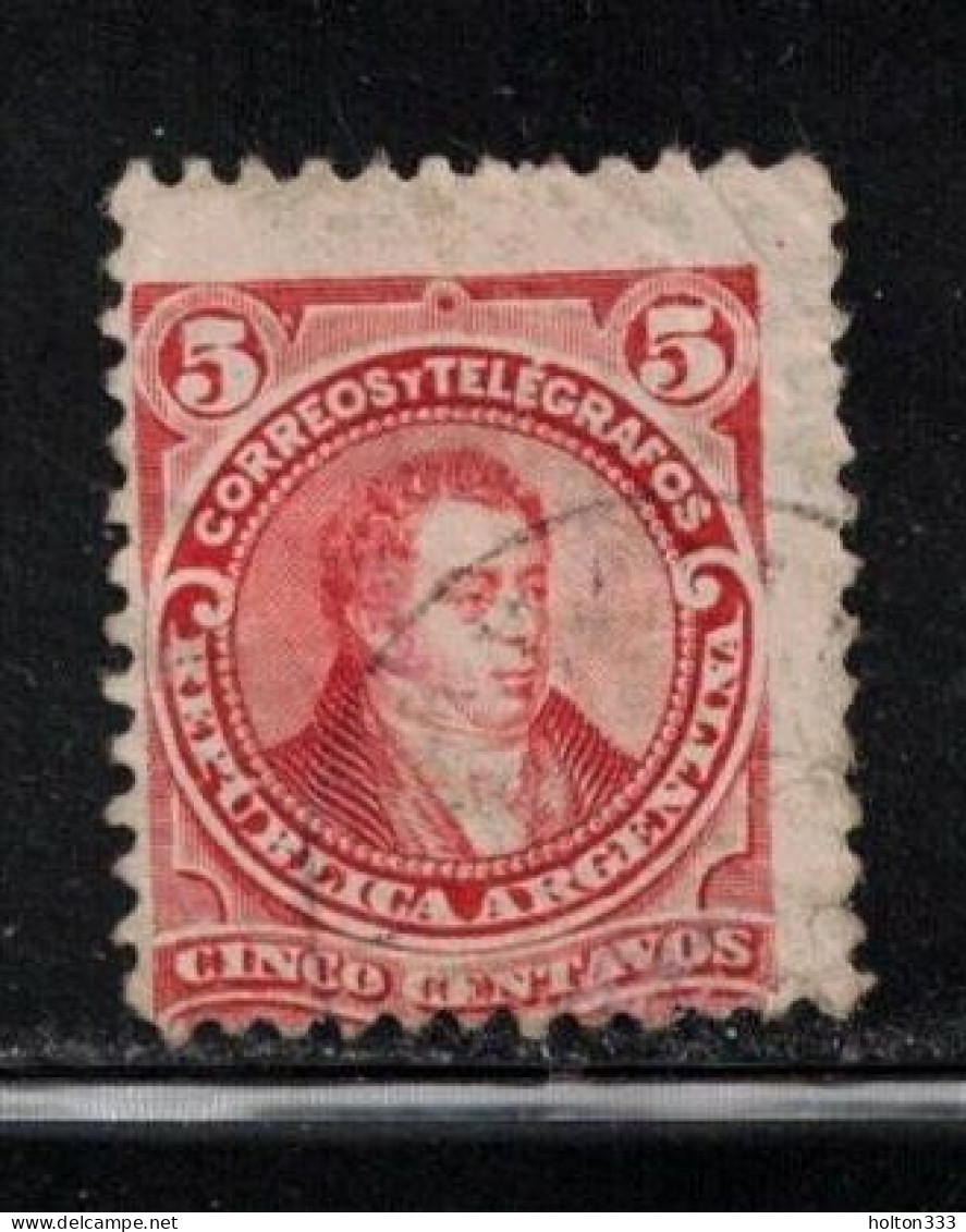 ARGENTINA Scott # 77 Used - Hinge Remnant - Used Stamps