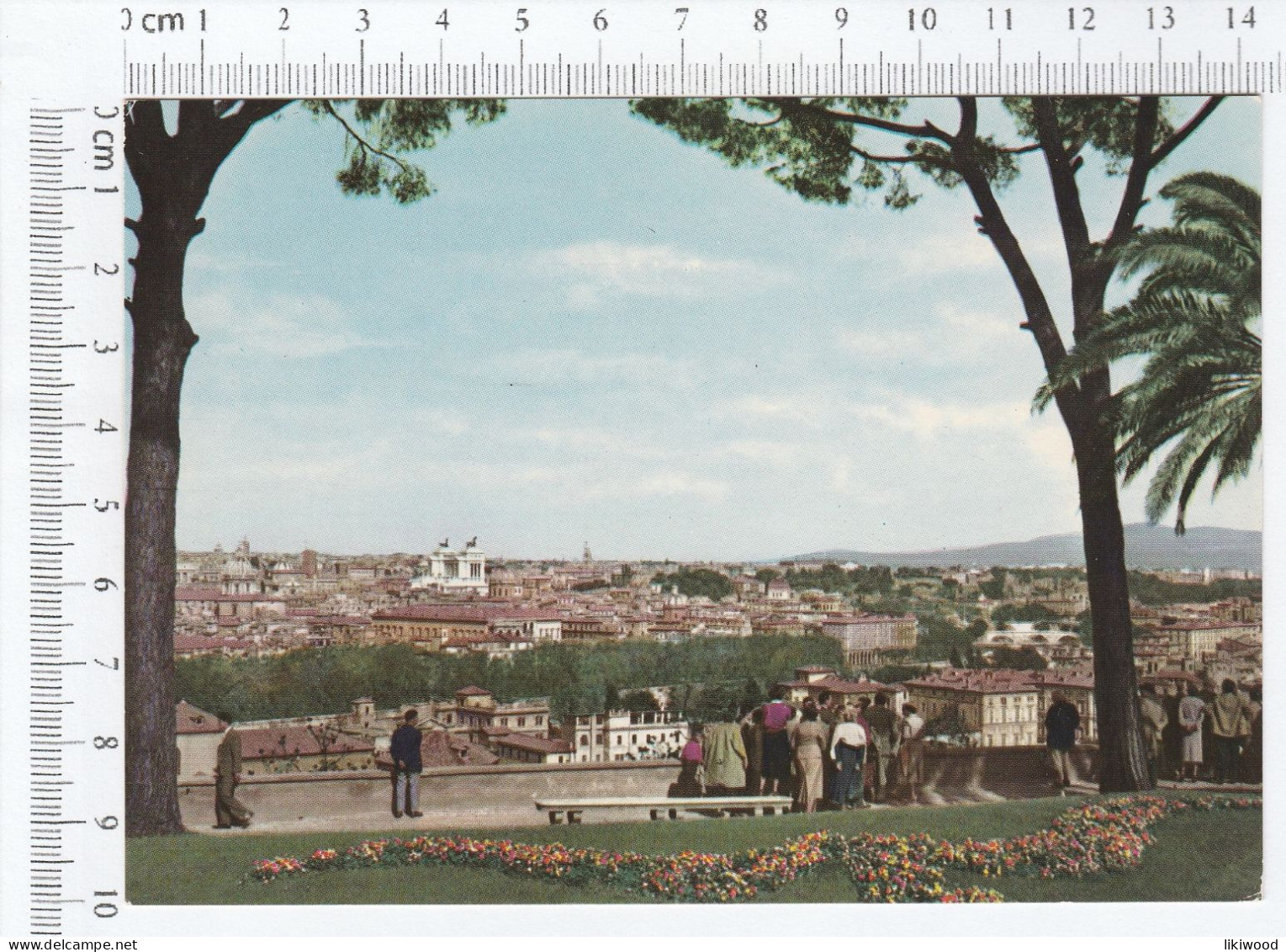 Roma, Rome - Veduta Panoramica Dal Gianicolo - Mehransichten, Panoramakarten