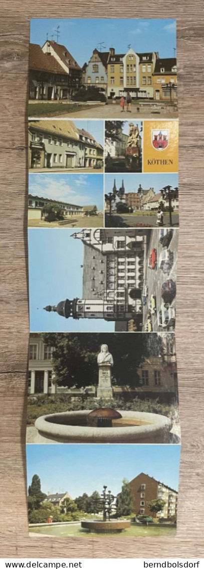 Ansichtskarte, Köthen, Kartenheft Mit 5 Noch Zusammenhängenden Karten Von Köthen DDR, Ungelaufen - Köthen (Anhalt)