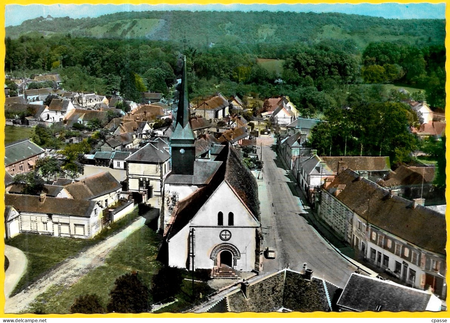 CPSM 27 MARCILLY-sur-EURE (Vue Aérienne) - Marcilly-sur-Eure