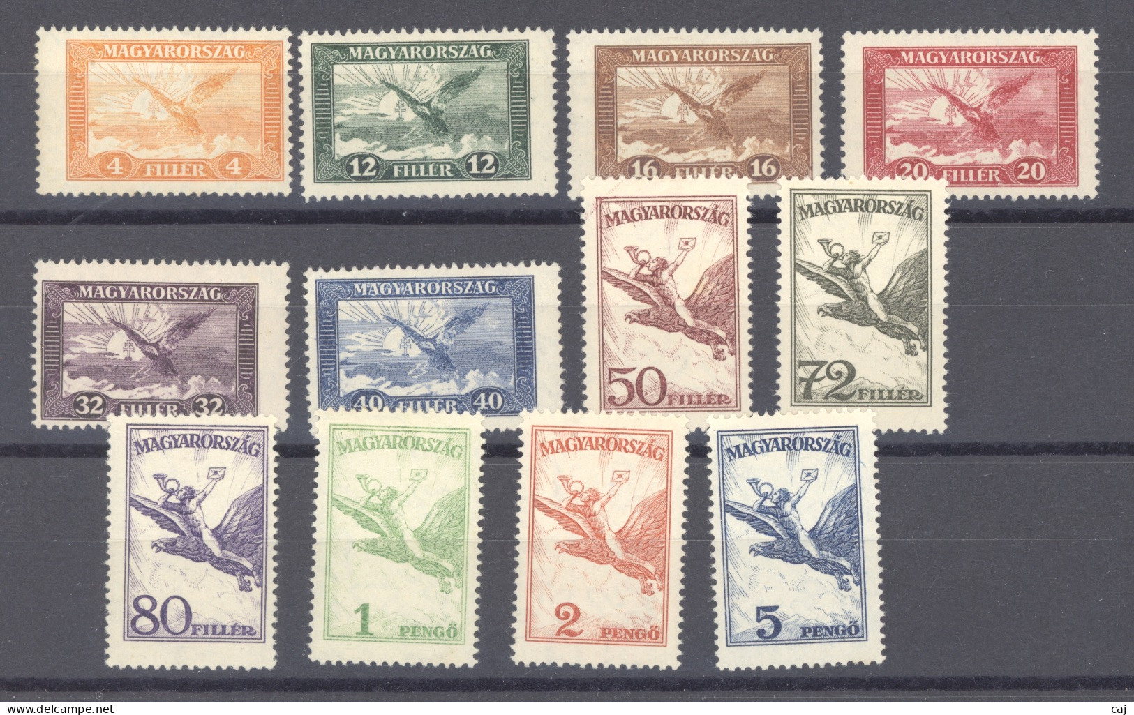 Hongrie  -  Avion  :  Yv  12-23  * - Unused Stamps