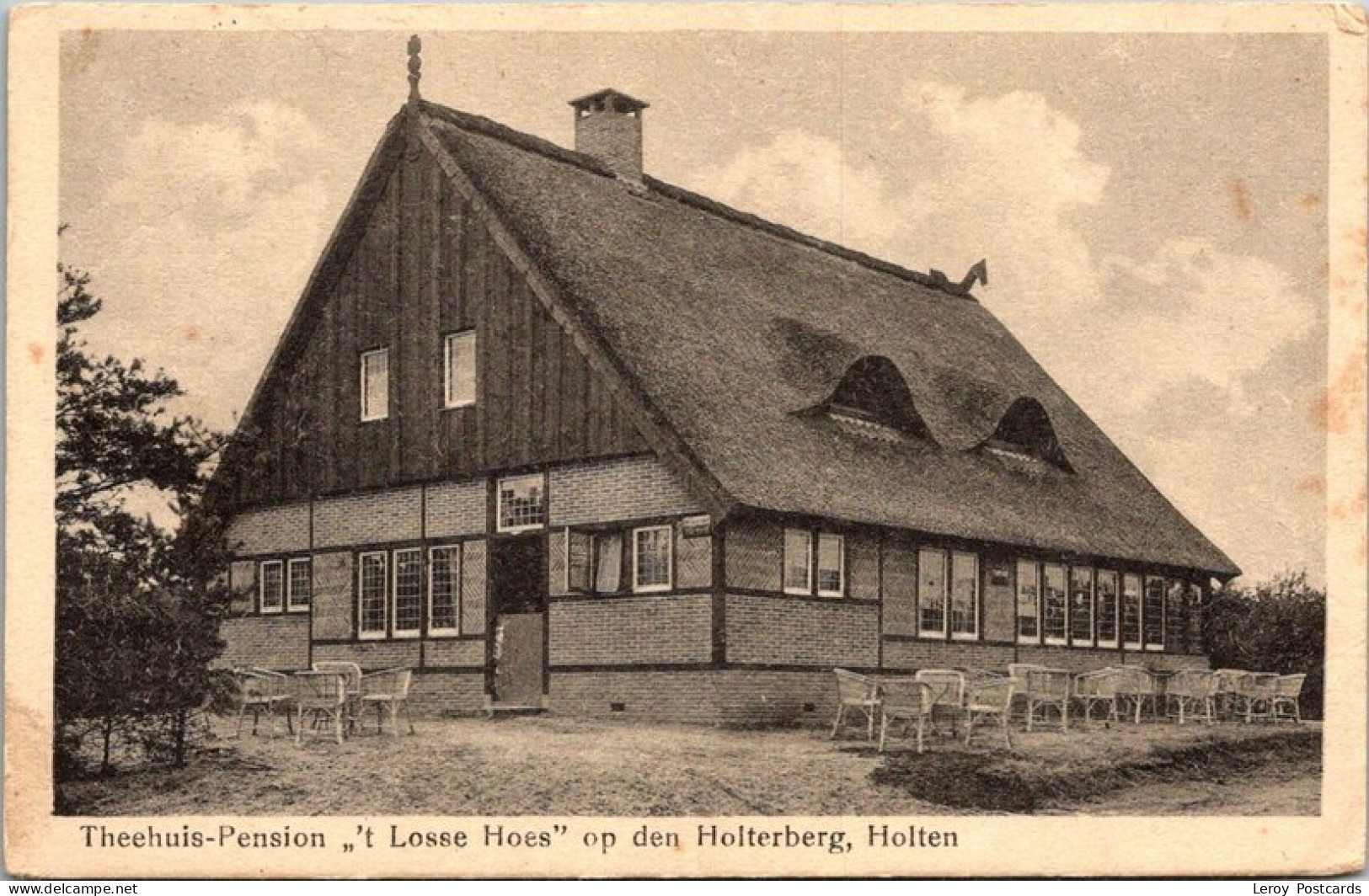 Holten, Theehuis Pension ‘ T Losse Hoes, Holterberg 1933 (OV) - Holten