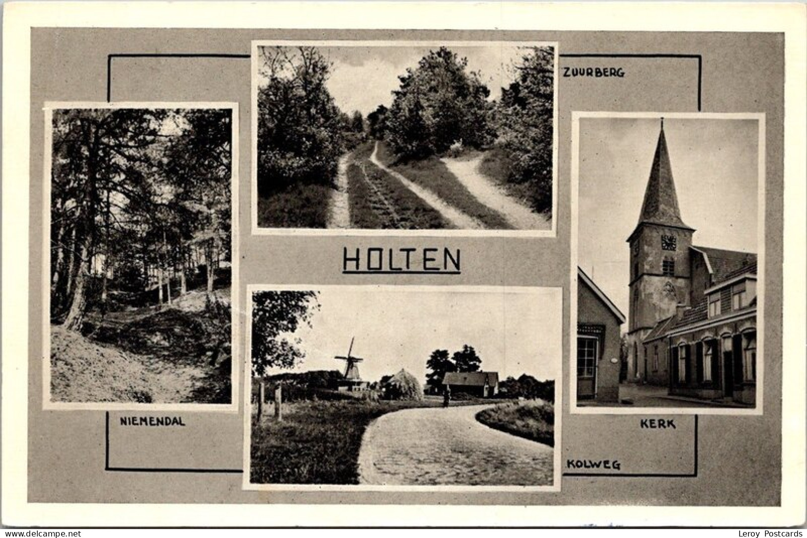 Holten, Kolweg, Zuurberg, Kerk 1953 (OV) - Holten