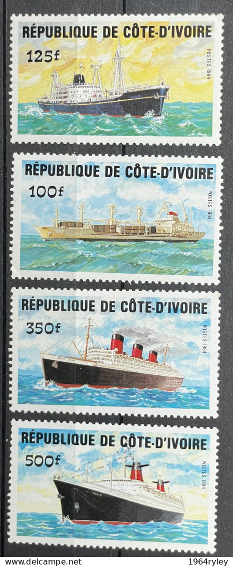 IVORY COAST - MH* - 1984 - # 723,725, 727, 729 - Côte D'Ivoire (1960-...)