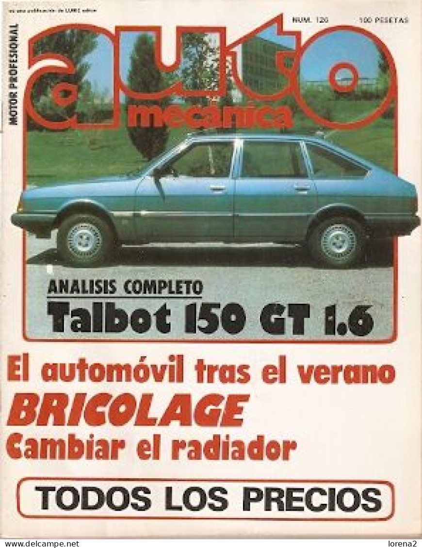 Revista Automecánica Nº 126. Septiembre De 1980. Automec-126 - [1] Bis 1980