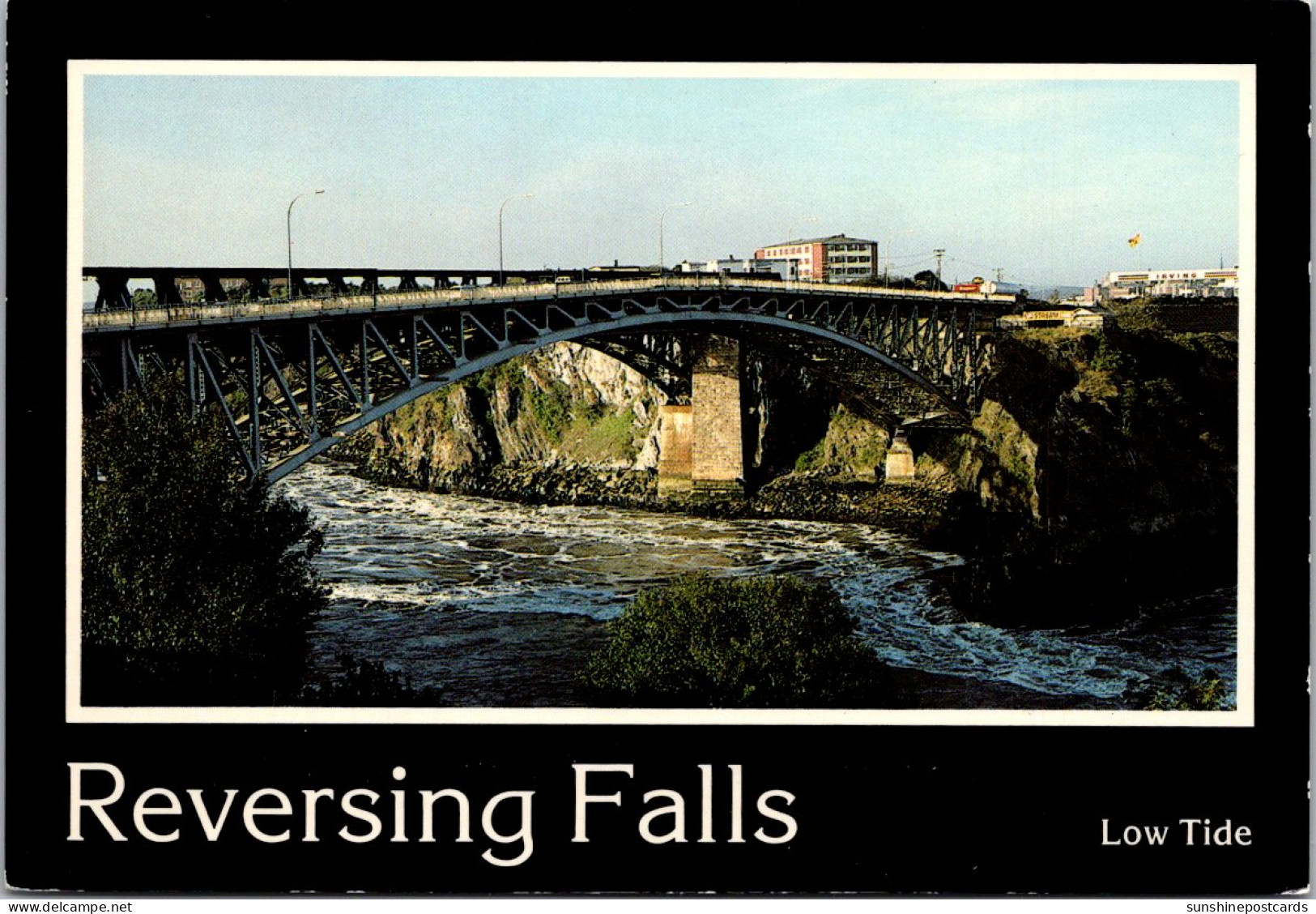 Canada New Brunswick St John Reversing Falls At Low Tide - St. John