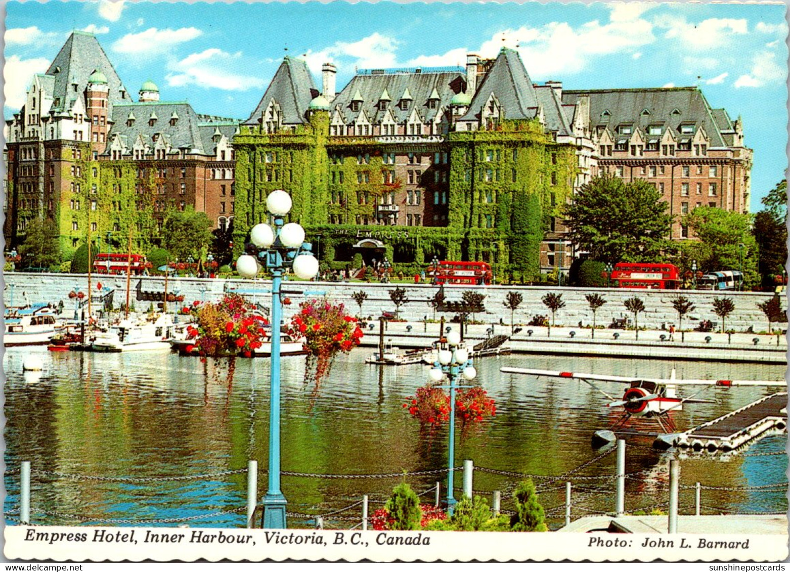 Canada Victoria Inner Harbour The Empress Hotel  - Victoria