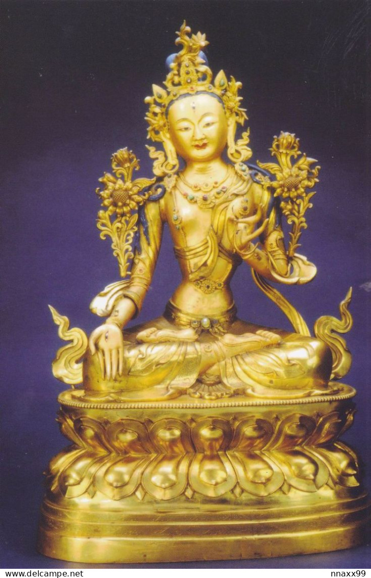 China - Gilt Copper White Tara State, Tibetan Buddhist Relic At Yonghe Lamasery, Beijing - Tibet