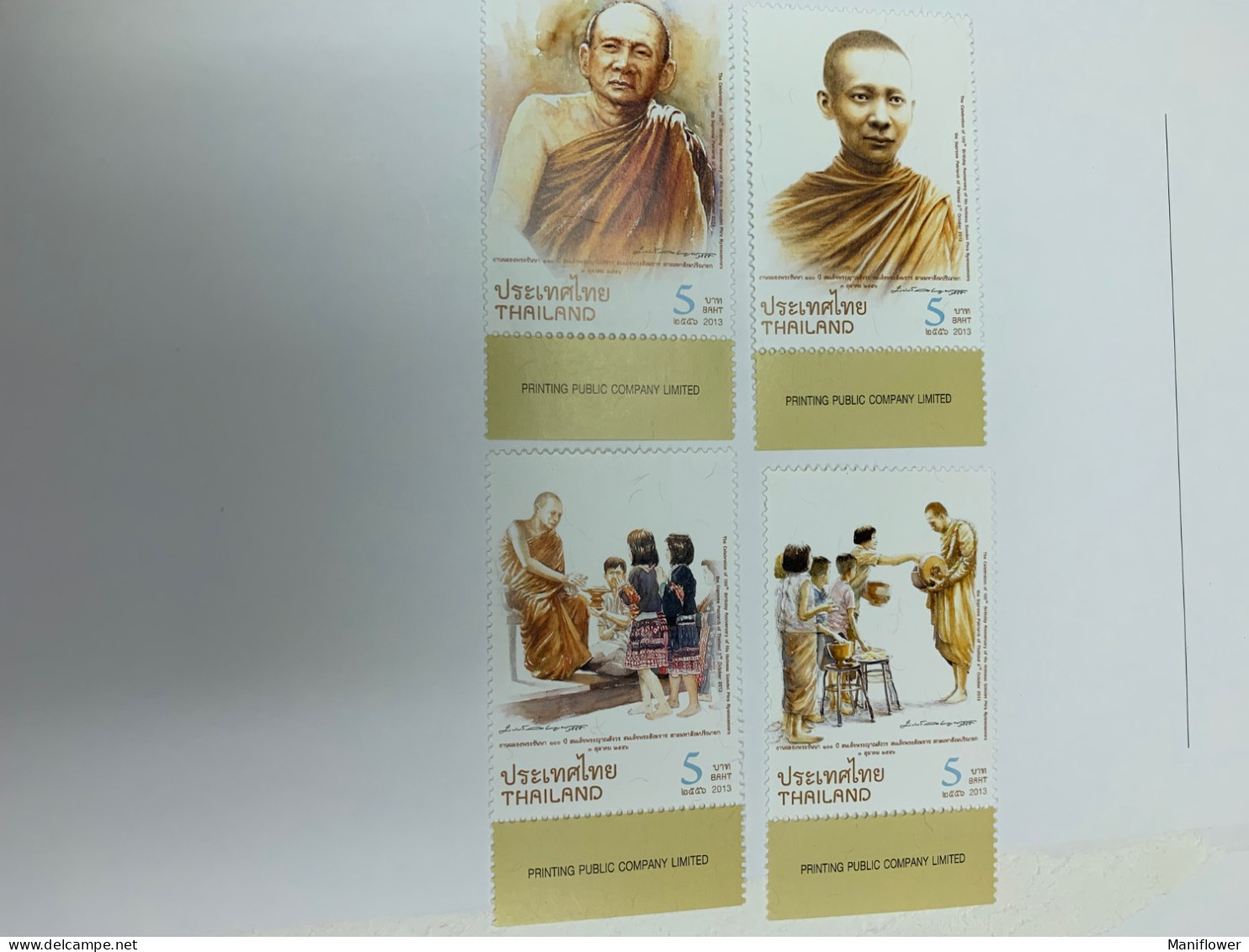 Thailand Stamp MNH Buddha Monks Costume Set+s/s - Budismo