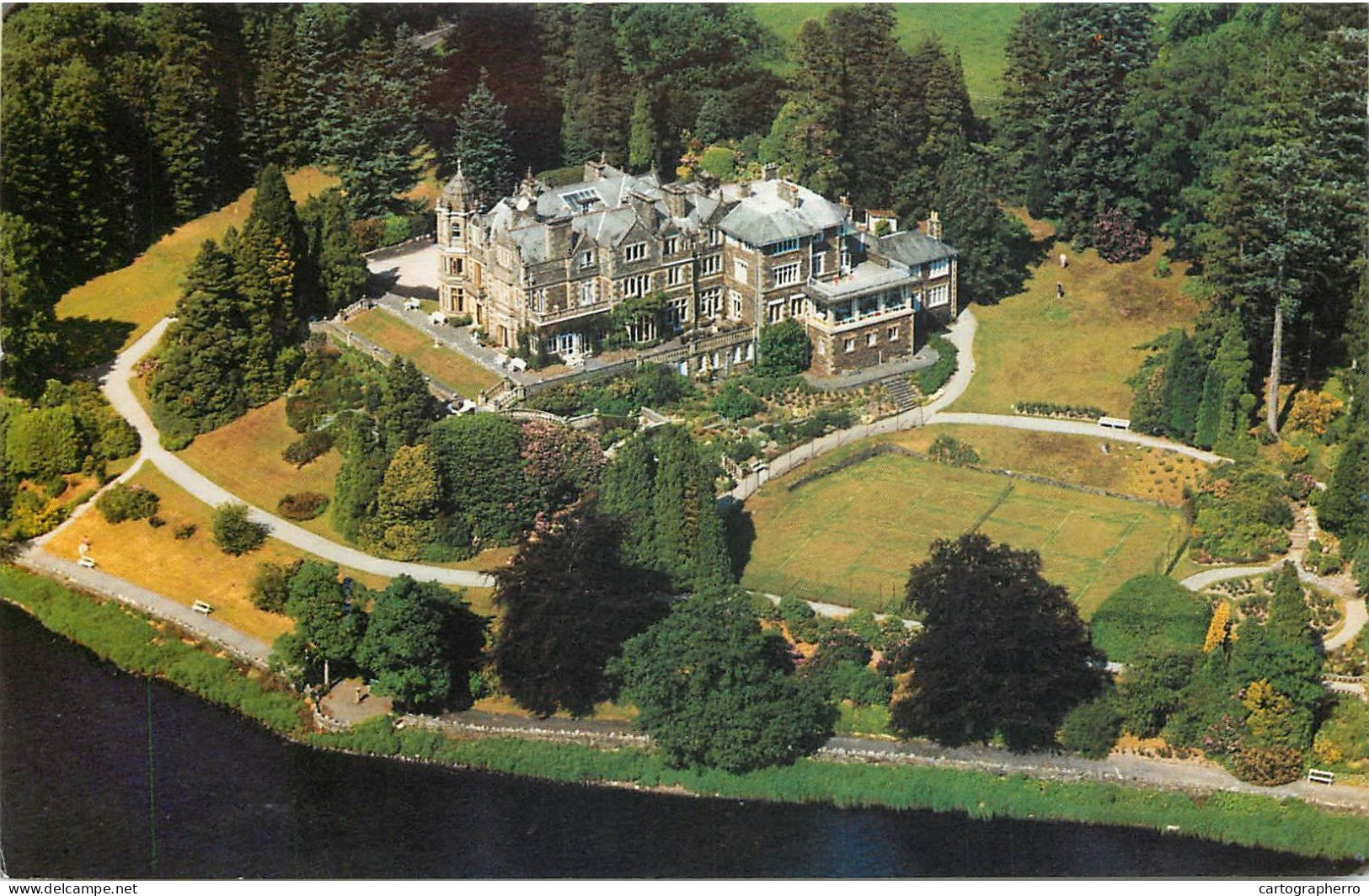 England Windermere Langdale Chase Hotel Aerial View - Windermere