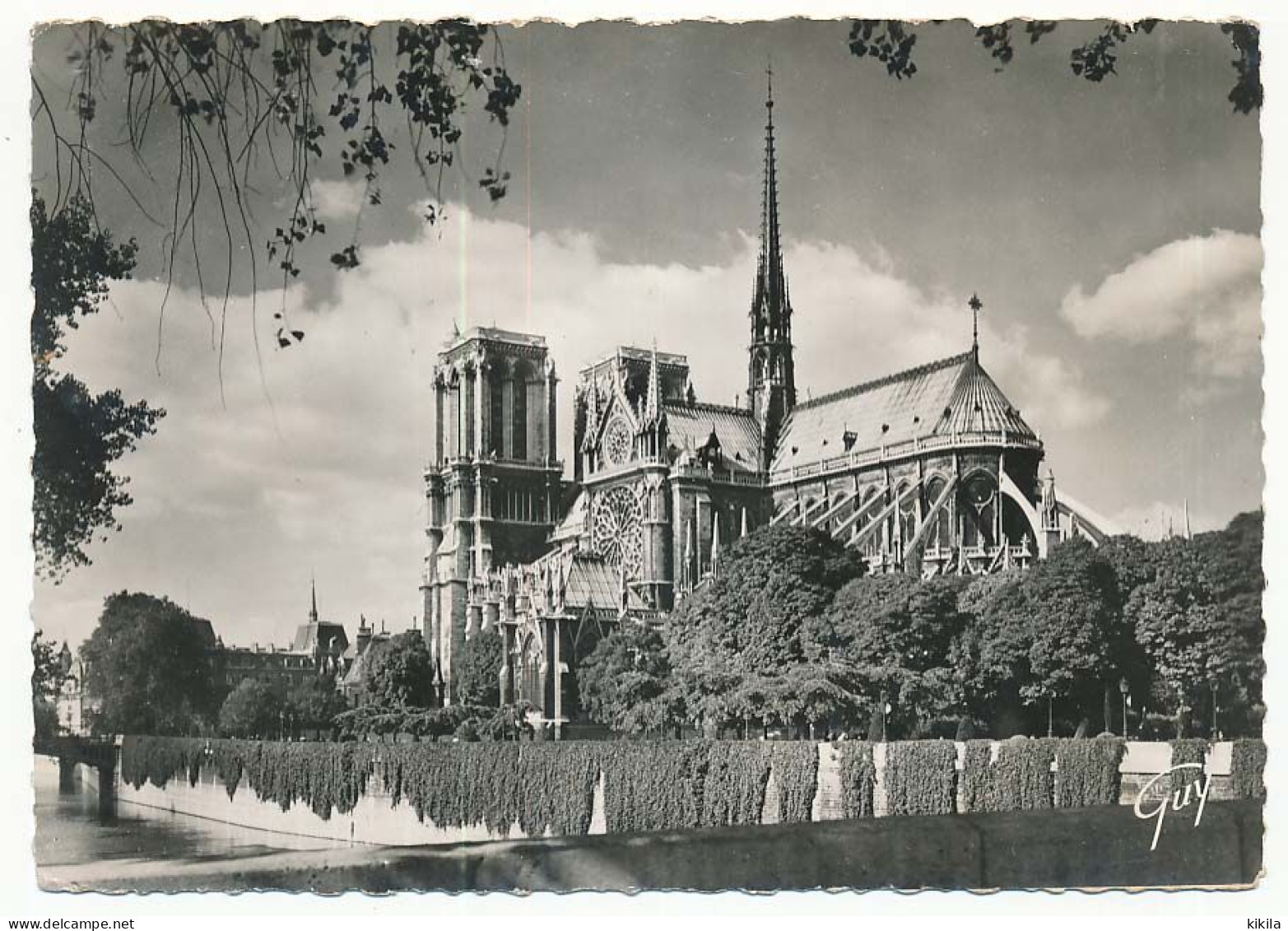 CPSM Dentelée 10.5 X 15 PARIS Et Ses Merveilles Abside De La Cathédrale Notre-Dame - Notre Dame De Paris