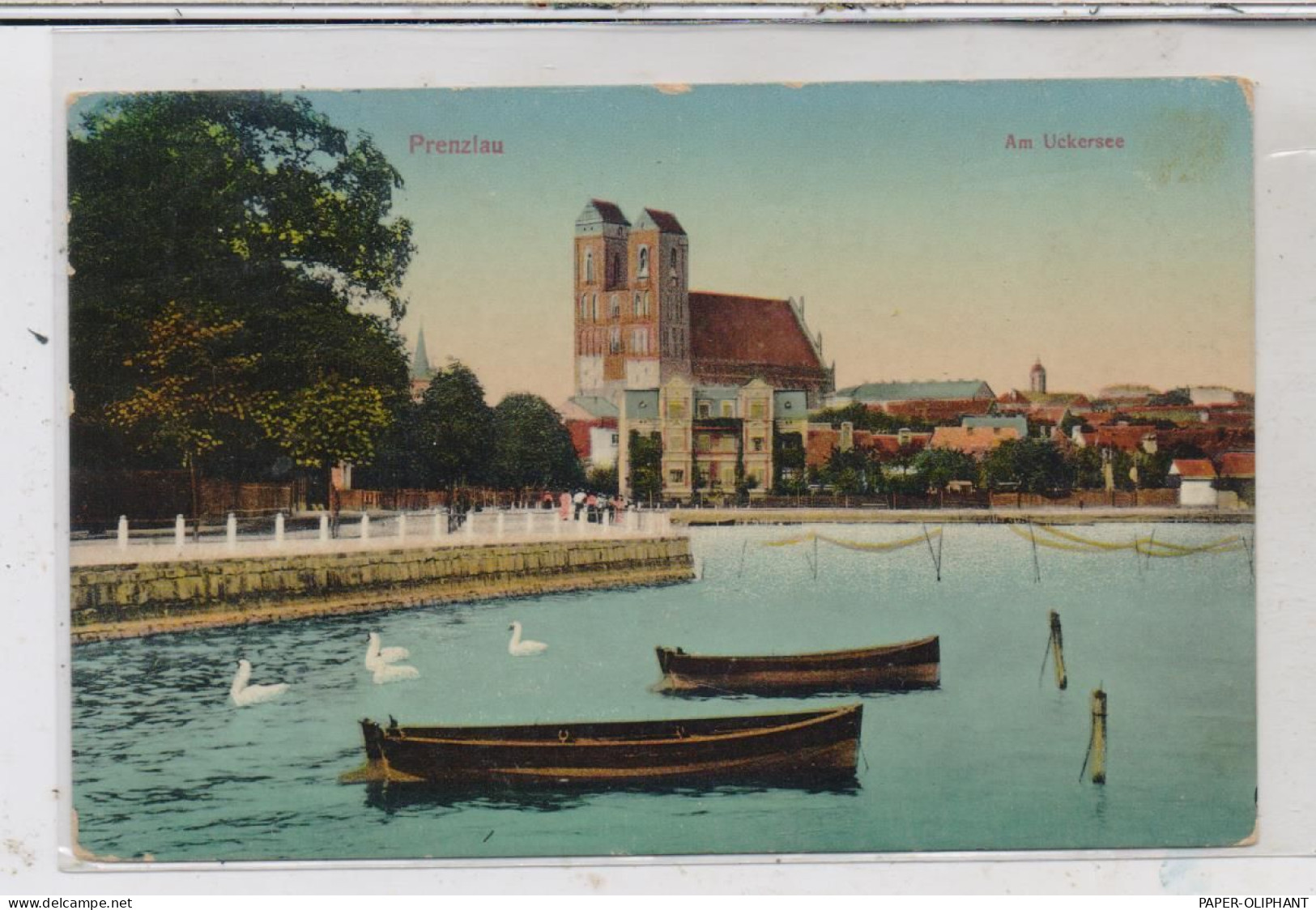 0-2130 PRENZLAU, Am Uckersee, 1911 - Prenzlau