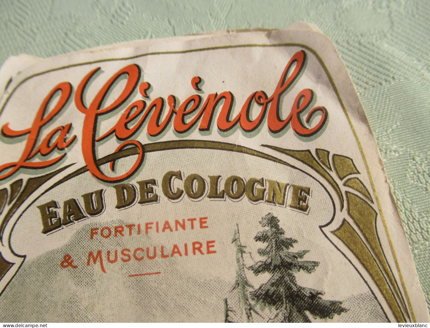 Eau De Cologne/aux Plantes Aromatiques/ "LA CEVENOLE"/ Ch. GRANT , Paris/Fortifiante & Musculaire/Vers 1930      ETIQ198 - Labels