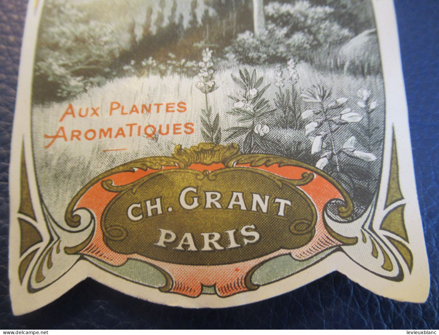Eau de Cologne/aux plantes aromatiques/ "LA CEVENOLE"/ Ch. GRANT , Paris/Fortifiante & musculaire/Vers 1930      ETIQ198