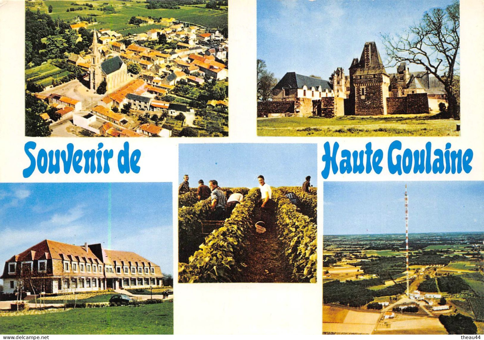 ¤¤  -  HAUTE-GOULAINE   -  Lot De 4 Cartes   -  Le Chateau, Pont Levis, Douves, Multivues    -    ¤¤ - Haute-Goulaine
