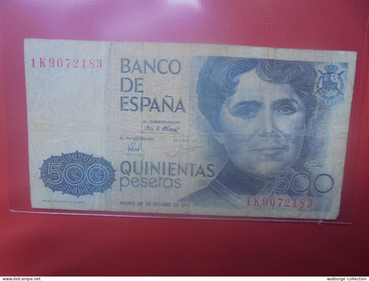 ESPAGNE 500 PESETAS 1979 Circuler - 500 Pesetas