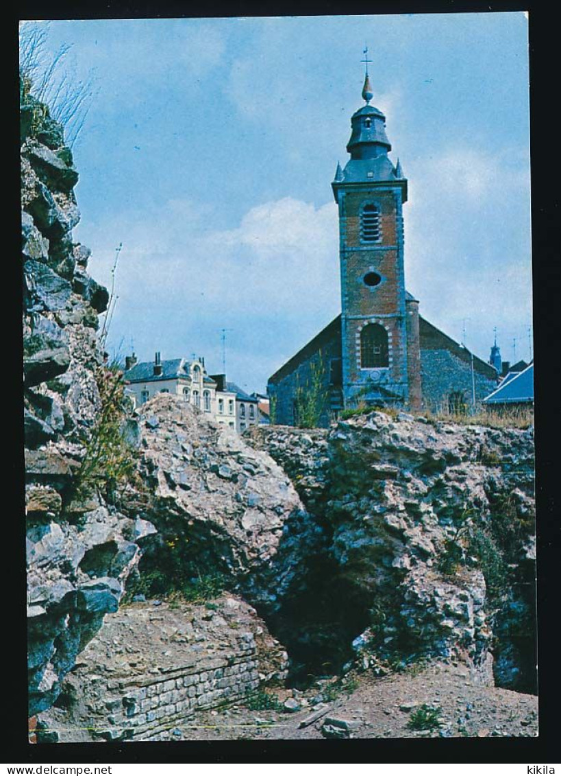 CPSM / CPM  10.5 X 15 Nord  BAVAY Fouilles Gallo-romaines  L'Eglise (XVIII° Siècle) - Bavay