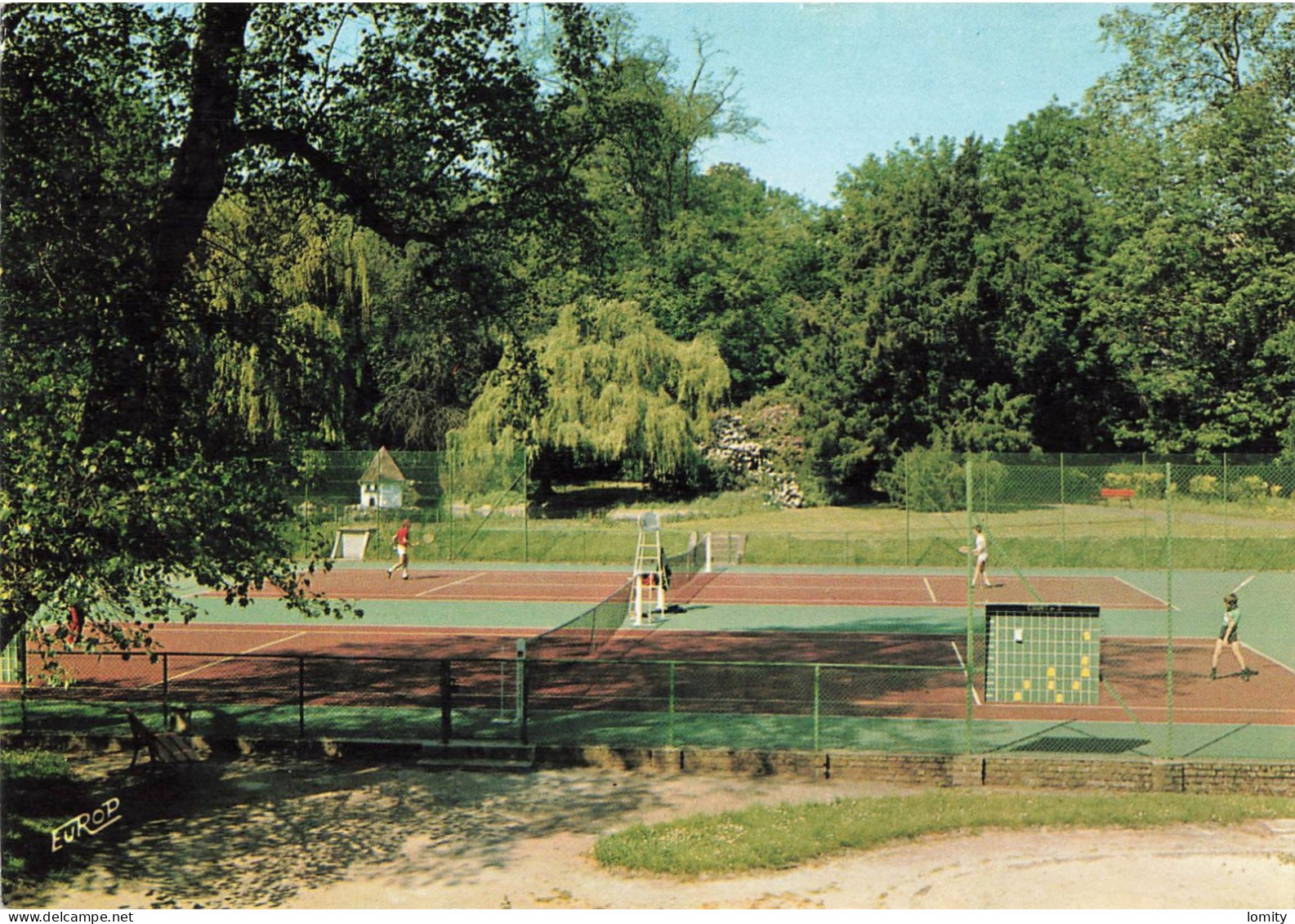59 Anzin Les Tennis Du Parc Du Chateau Dampierre , Terrain Court , Cachet Flamme Anzin 1987 Sang Donné Vie Sauvée - Anzin