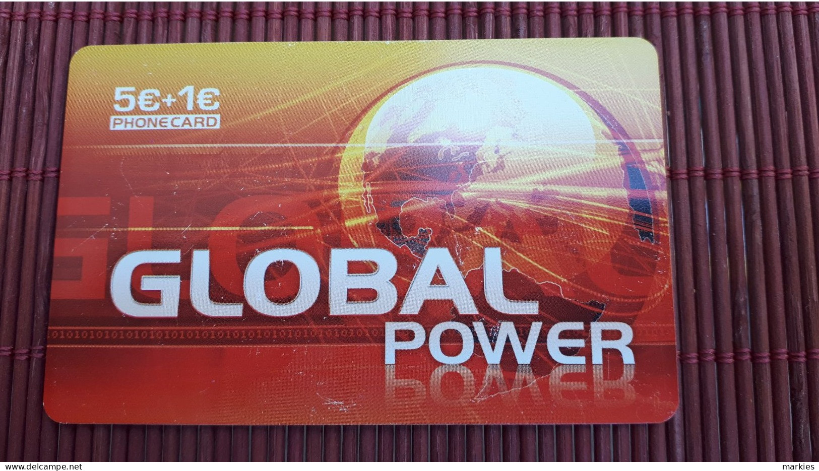 Prepaidcard Card GlobalPower  Belgium Used  Rare - [2] Prepaid & Refill Cards