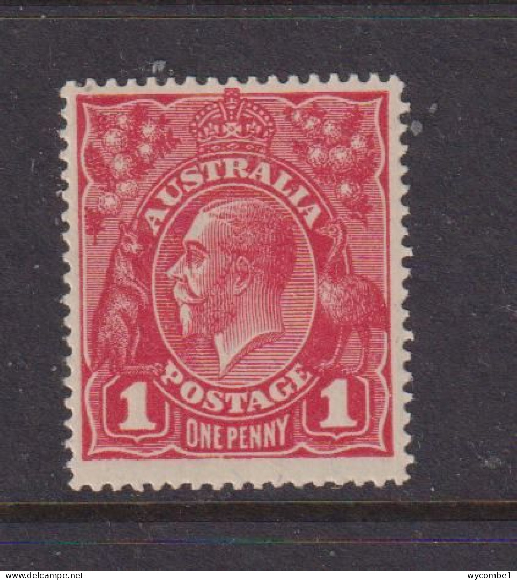 AUSTRALIA - 1914-24 George V 1d Watermark Crown Over A  Hinged Mint - Nuovi