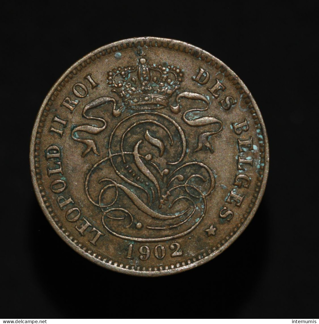 Belgique / Belgium, Leopold II, 2 Centimes, 1902 - 2 Cents