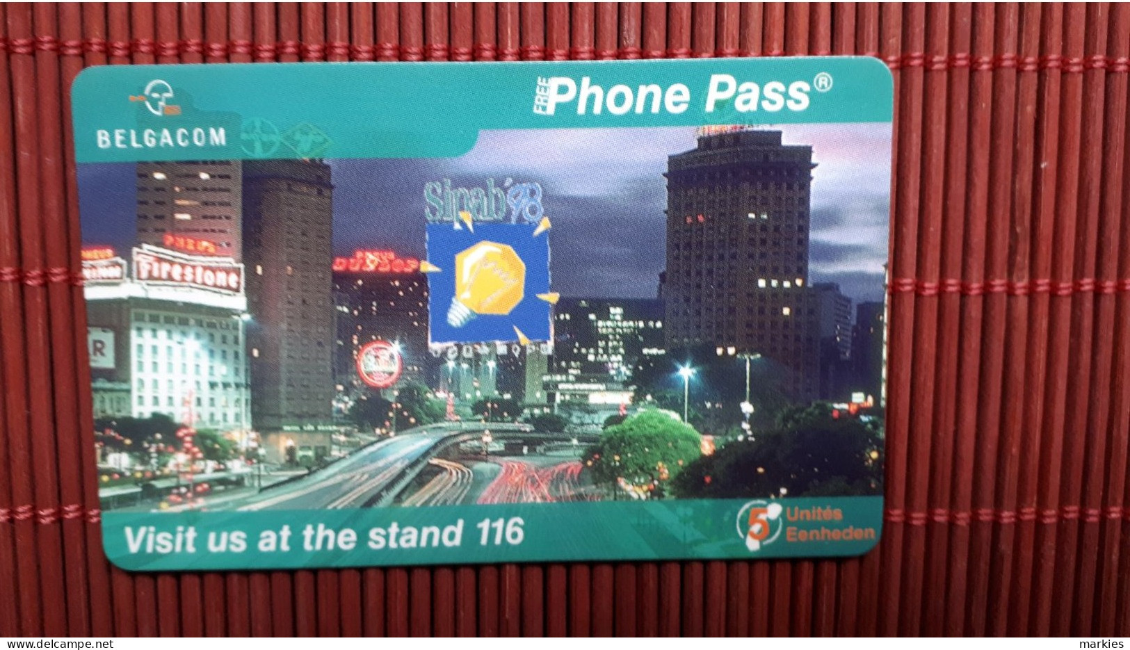 Phone Pass 5Units (Mint,Neuve) 31/12/1998  Rare - GSM-Kaarten, Herlaadbaar & Voorafbetaald