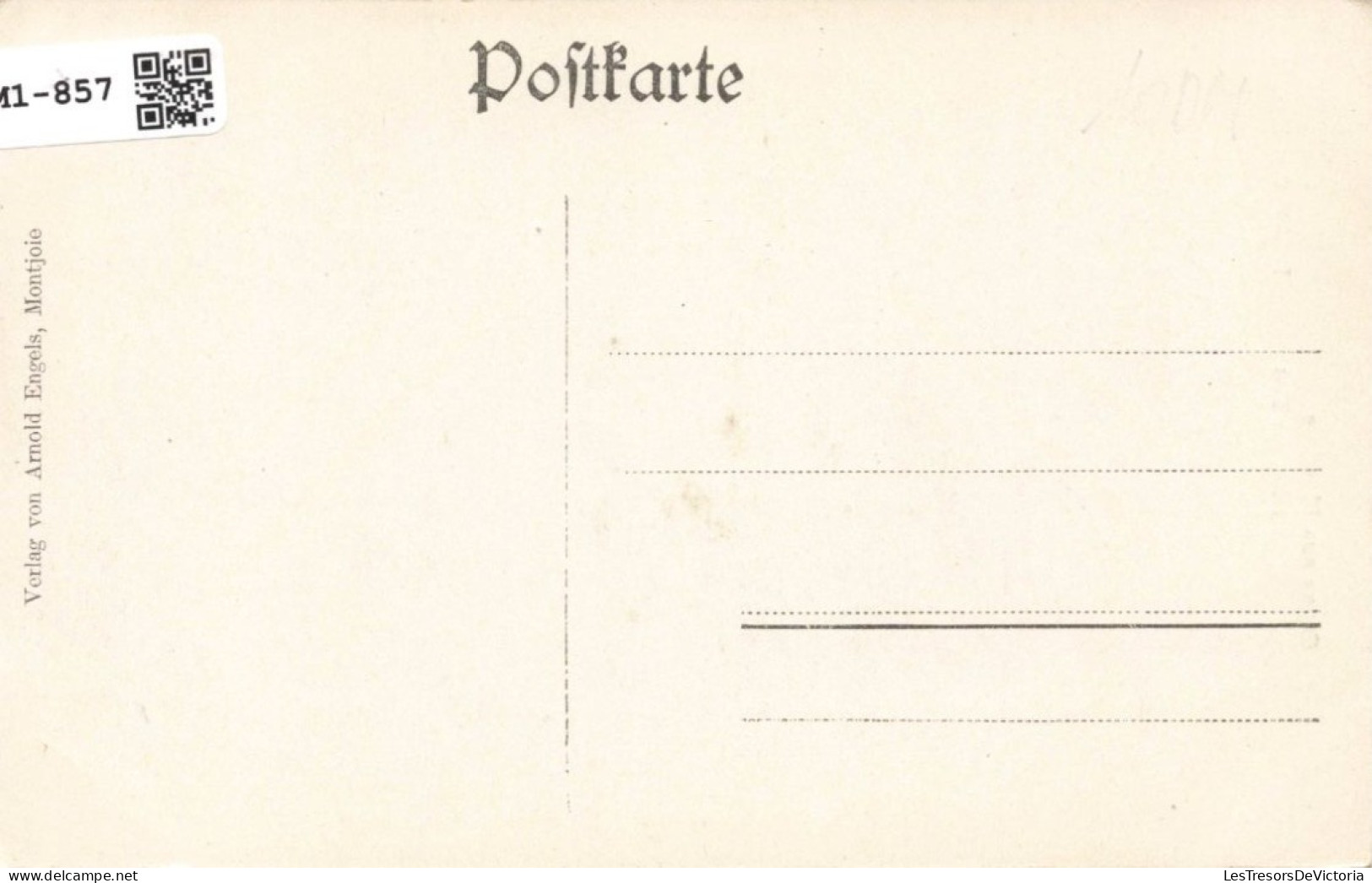 ALLEMAGNE - AACHEN - Gruss Aus Montjoie - Hôtel Zur Post - Inhaber Carl Bresgen - Animé - Carte Postale Ancienne - Aachen
