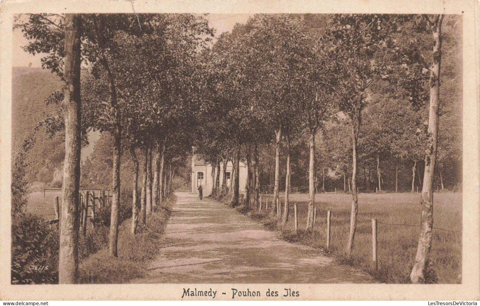 BELGIQUE - Malmedy - Pouhon Des Jiers - Allée - Maison De Campagne - Carte Postale Ancienne - Verviers