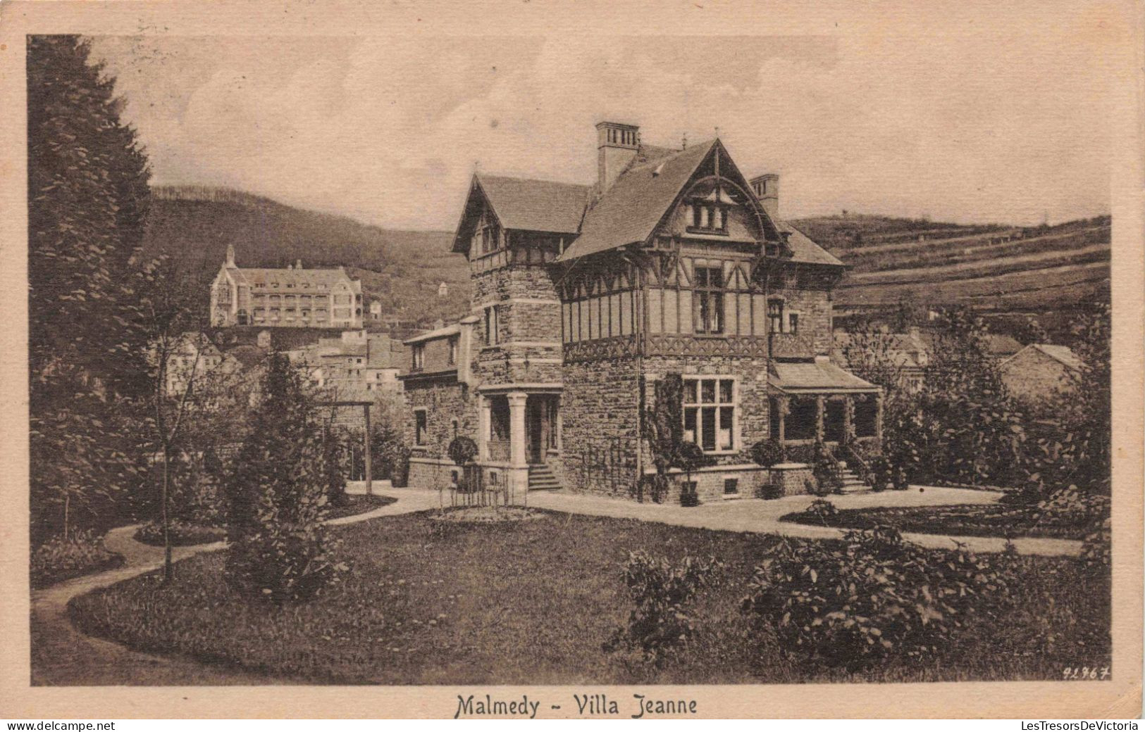 BELGIQUE - Malmedy - Villa Jeanne - Campagne - Maison En Pierres - Oblitérée En 1923 - Carte Postale Ancienne - Verviers