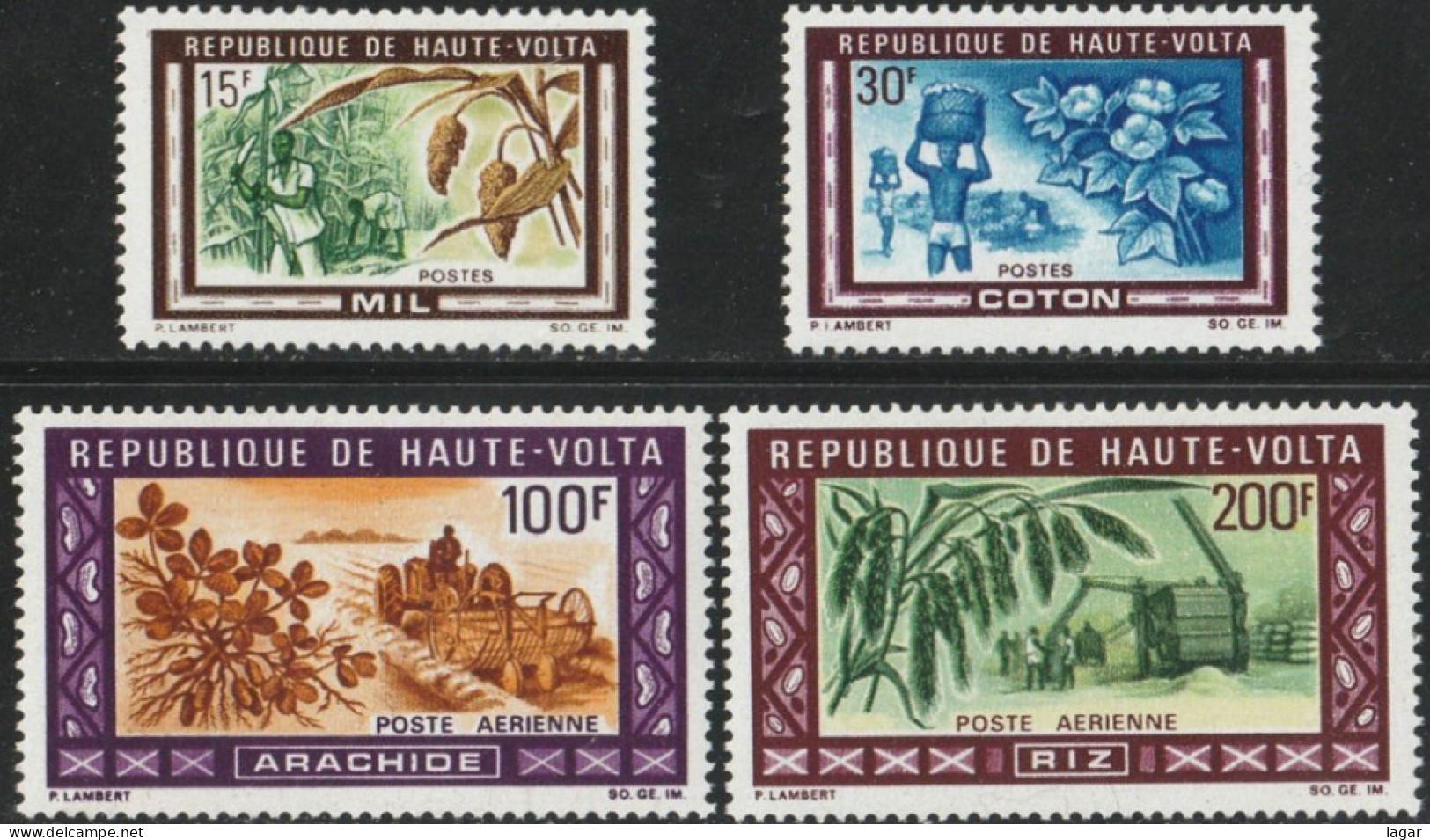 THEMATIC  AGRICULTURE, AGRICULTURAL PRODUCTS  - HAUTE VOLTA - Agriculture