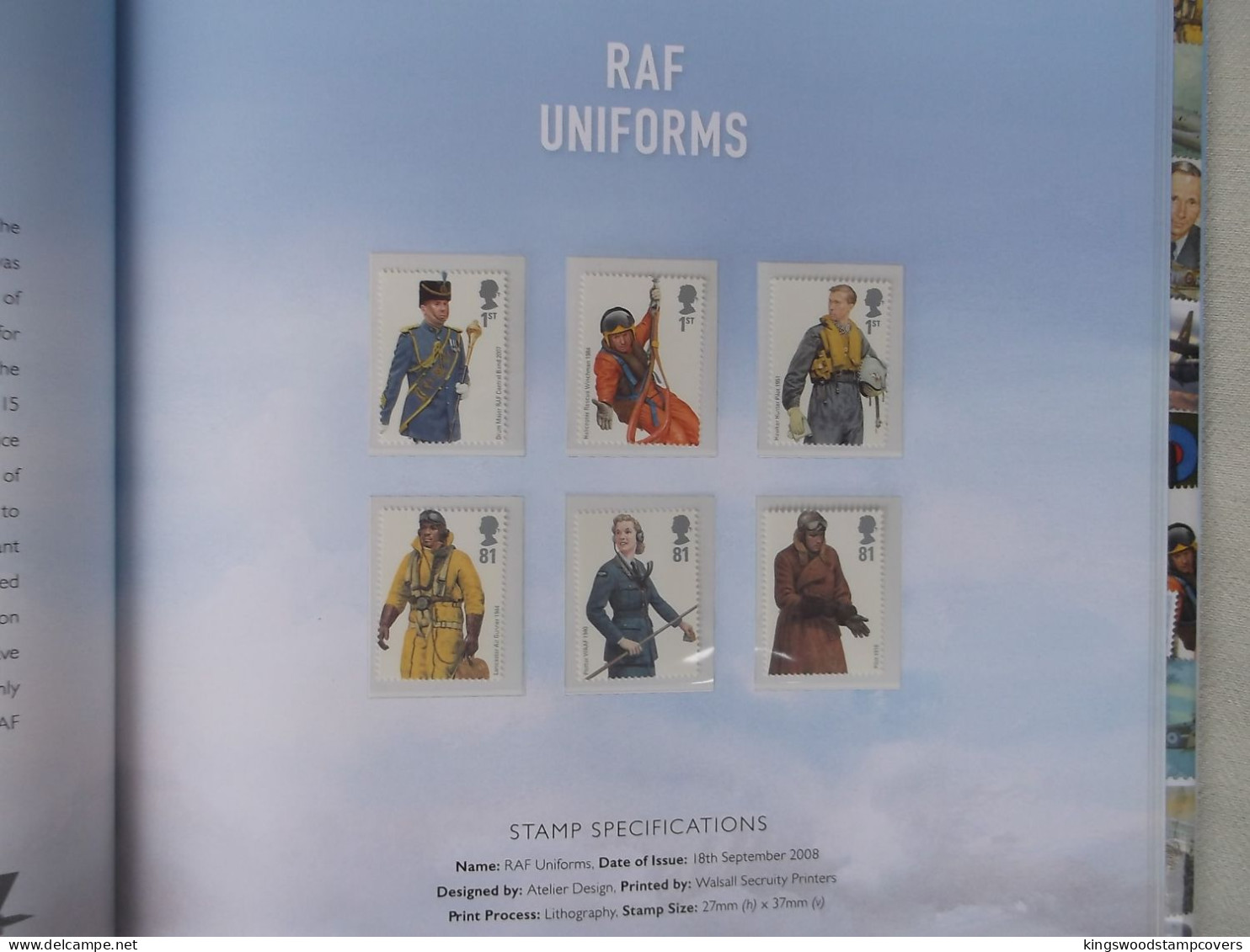 SUPERB THE CENTENARY OF THE RAF WESTMINSTER ALBUM COMPLETE LTD EDT152/250 ORGINAL COST £150 D1