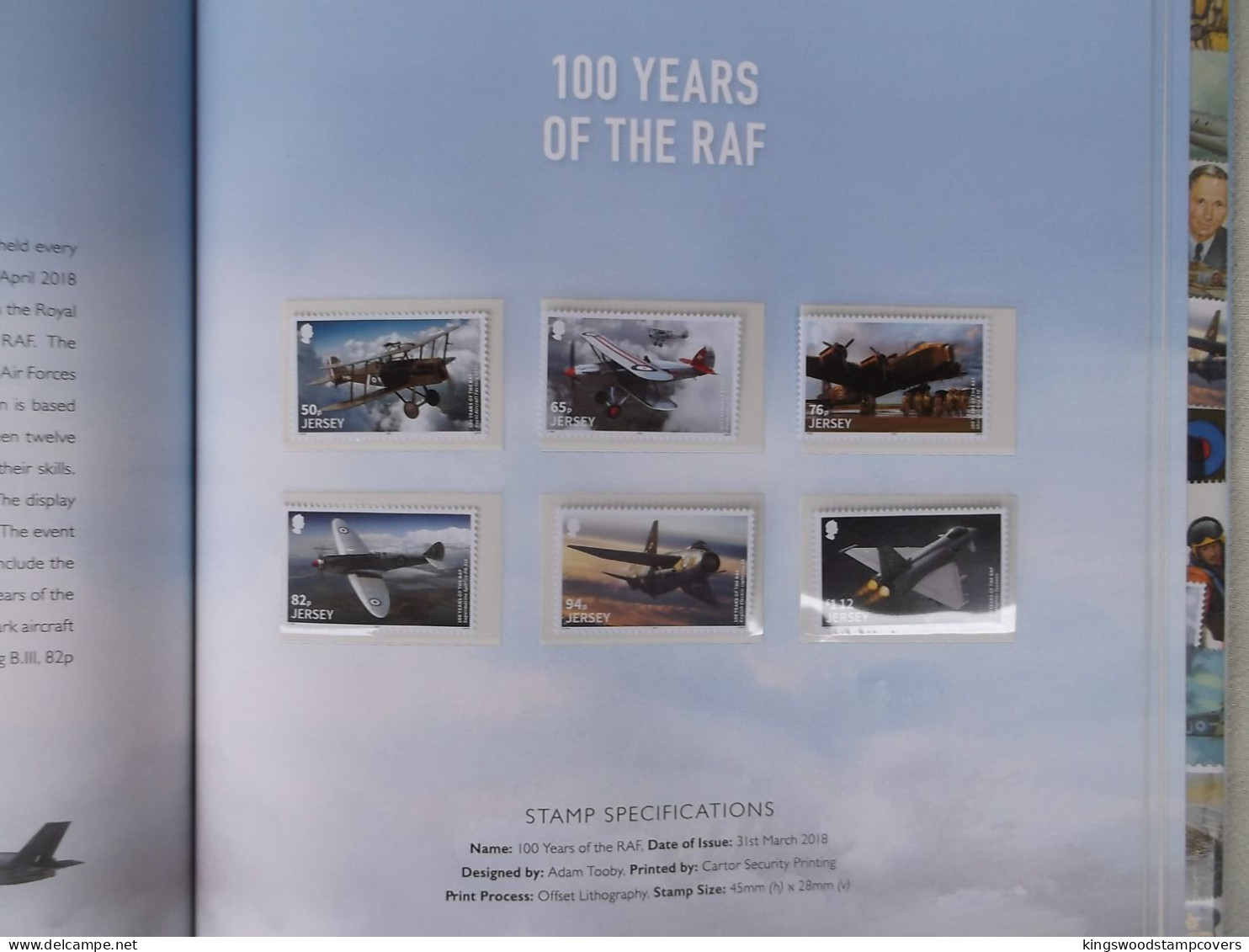 SUPERB THE CENTENARY OF THE RAF WESTMINSTER ALBUM COMPLETE LTD EDT152/250 ORGINAL COST £150 D1