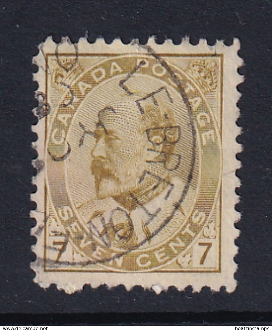 Canada: 1903/12   Edward    SG181a    7c   Straw     Used - Used Stamps