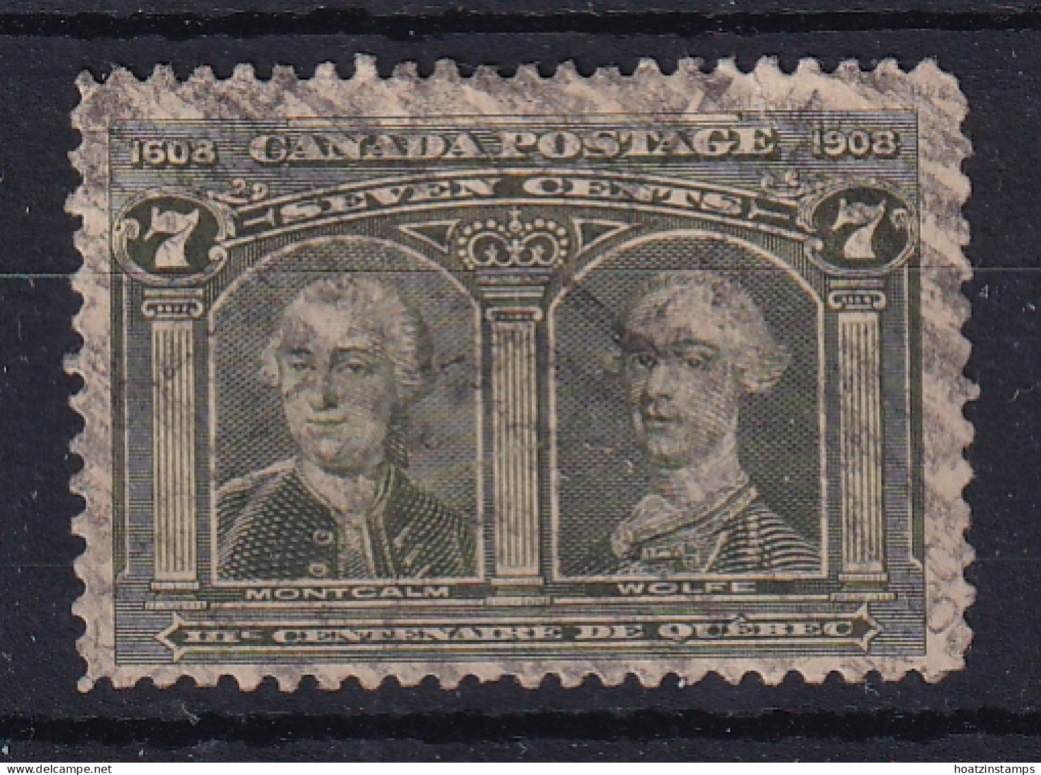 Canada: 1908   Quebec Tercentenary    SG192    7c      Used - Used Stamps