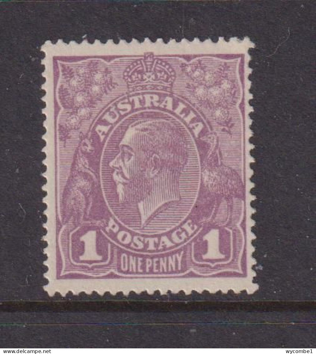 AUSTRALIA - 1914-24 George V 1d Watermark Crown Over A  Hinged Mint - Mint Stamps