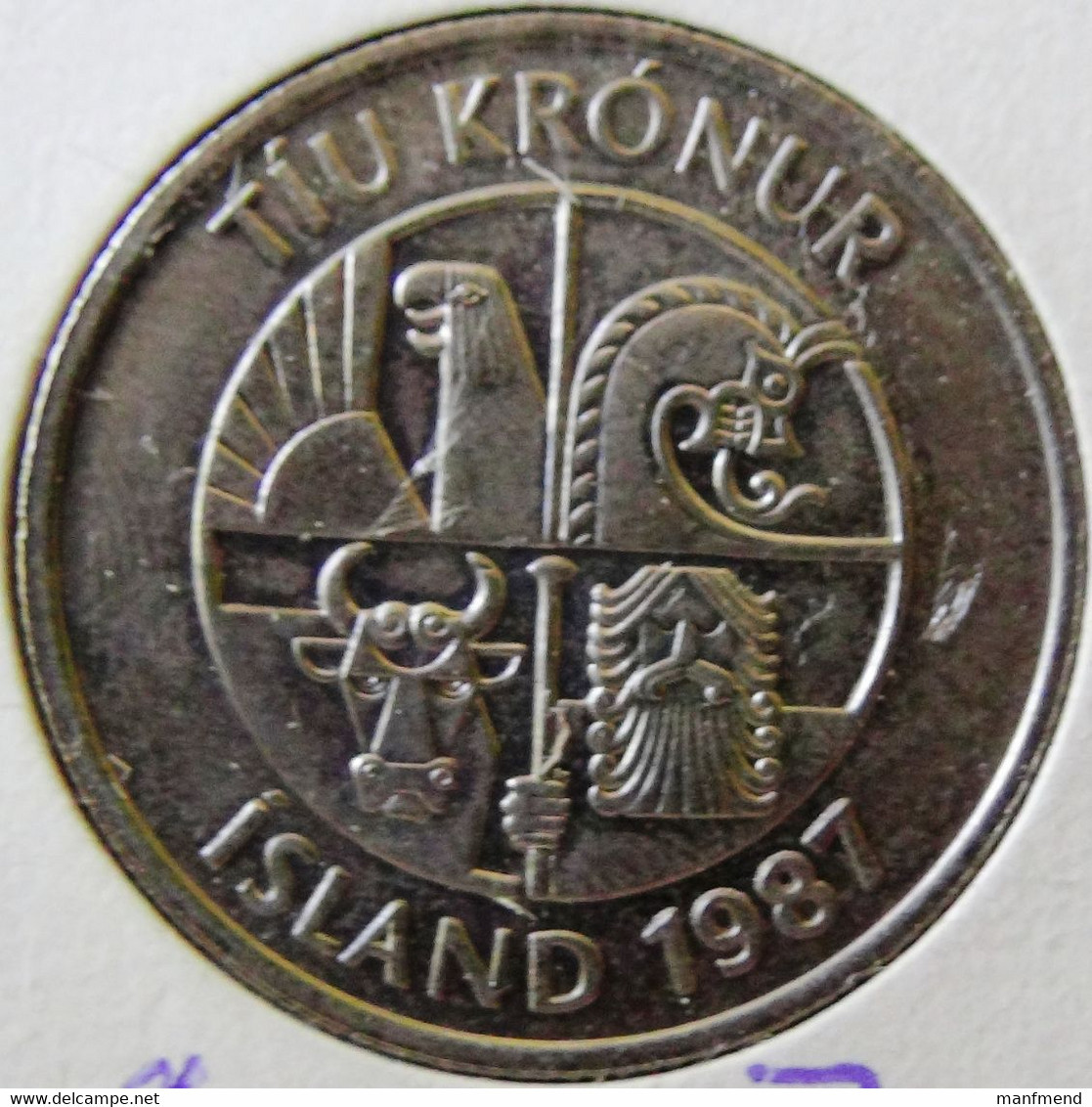 Island - 1987 - 10 Kronen - KM 29.1 - XF - Islande