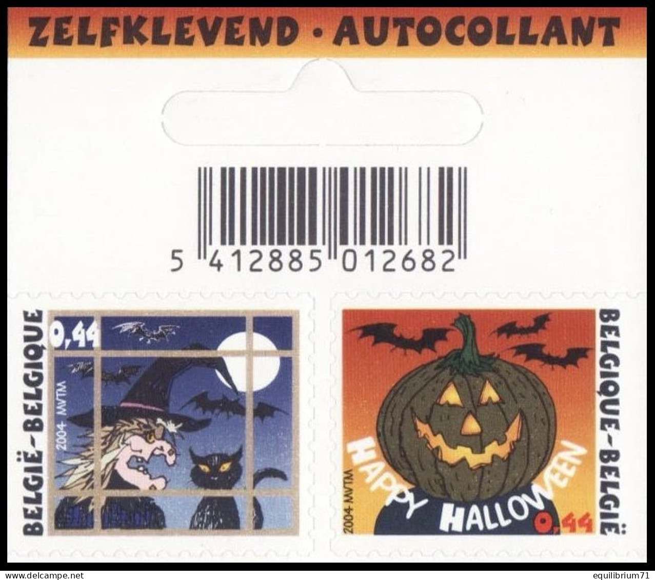 3324/25**(B46/C46) - Halloween - BELGIQUE / BELGIË - Légumes