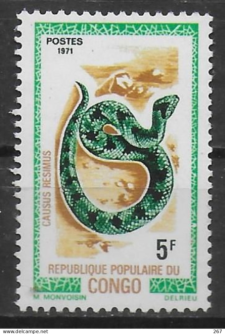 CONGO   N° 289  * *  Serpents - Serpents