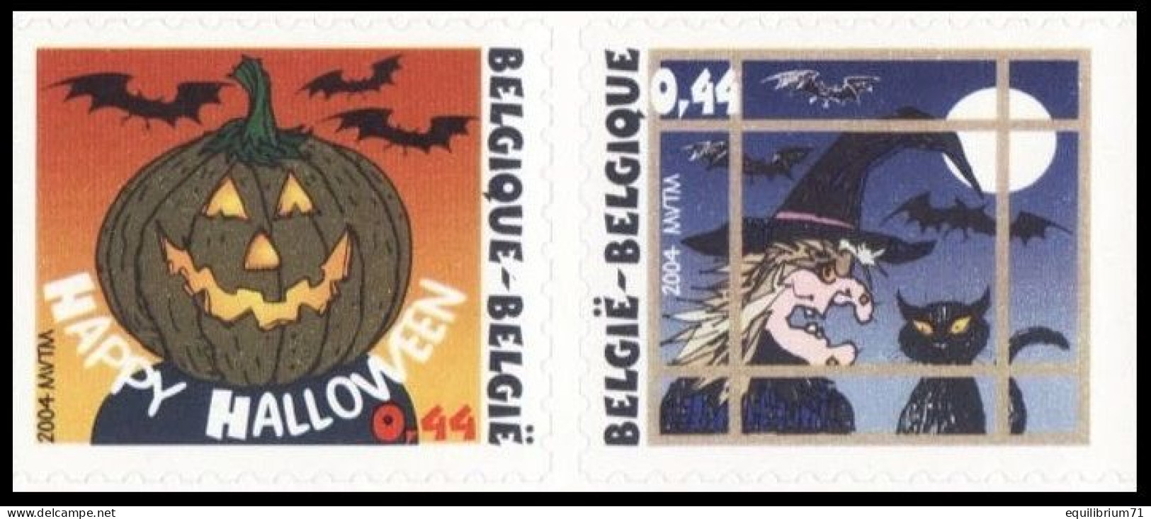 3324/25a**(B46/C46) - Halloween - BELGIQUE / BELGIË - Gemüse