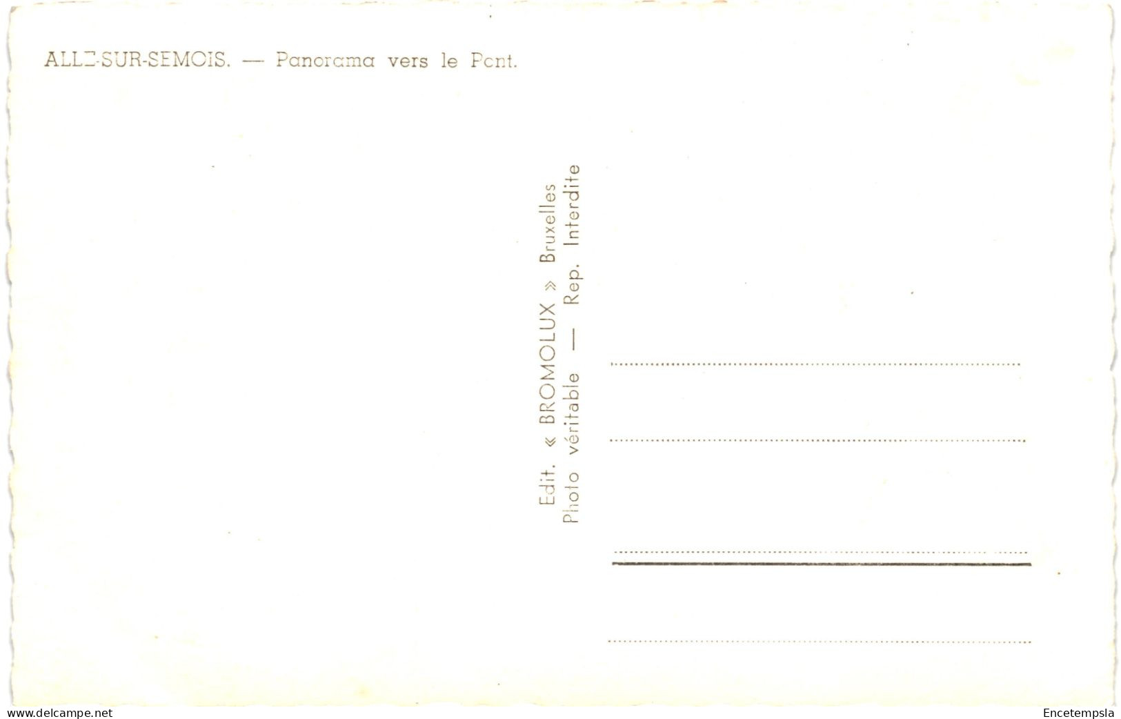 CPSM  Carte Postale Belgique Alle Sur Semois Panorama Vers Le Pont  VM69472 - Vresse-sur-Semois