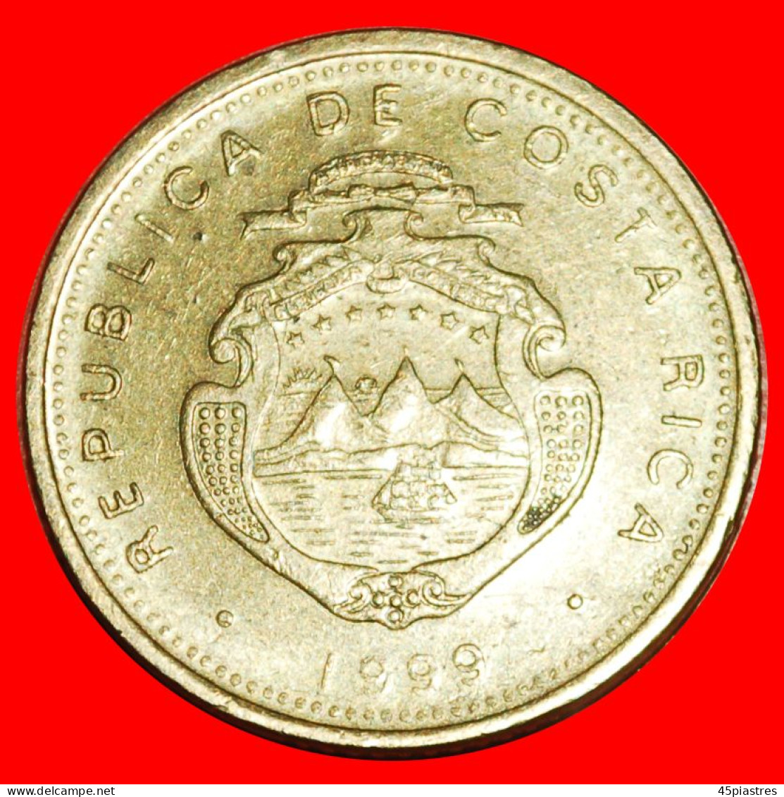 * COLOMBIA (1997-2001): COSTA RICA  5 COLONES 1999!  ·  LOW START · NO RESERVE! - Costa Rica