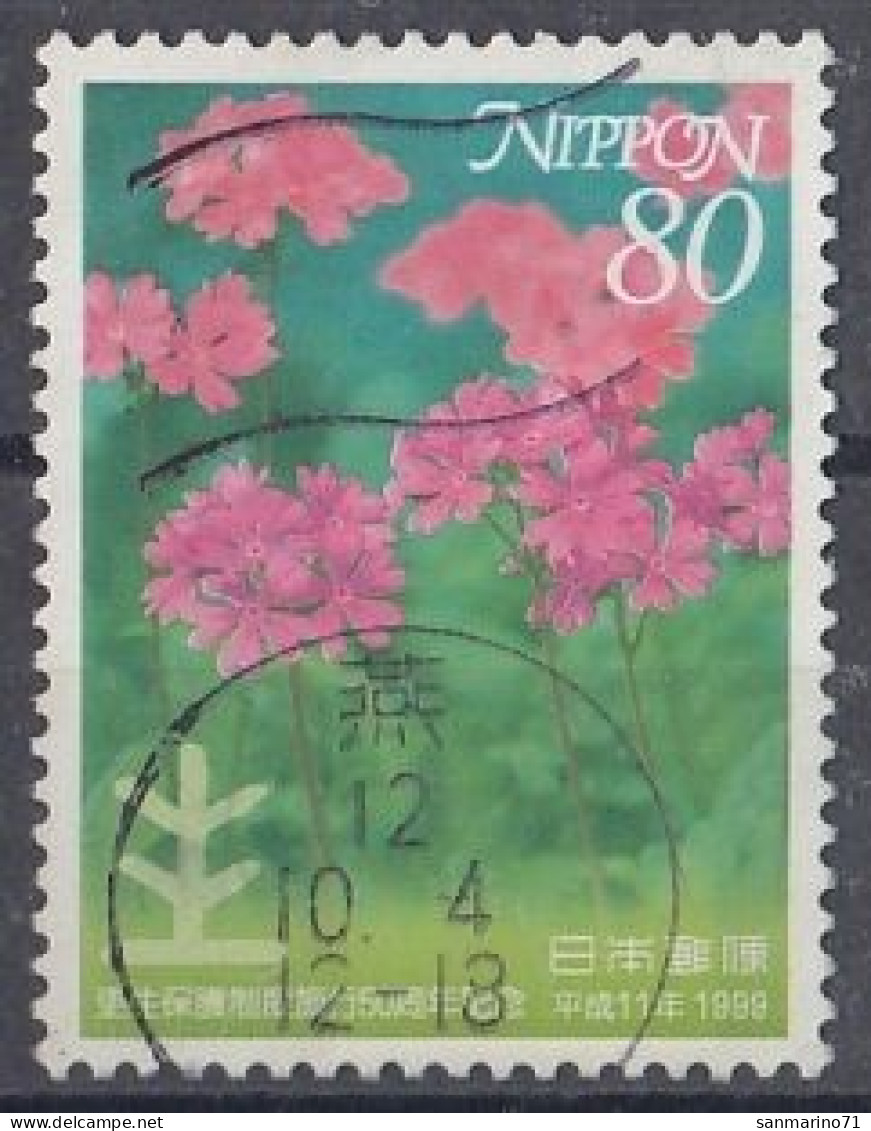 JAPAN 2702,used,flowers - Usados