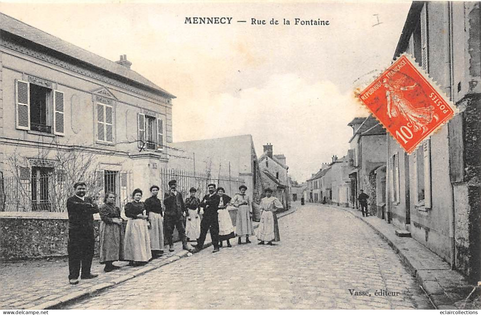 Mennecy         91        Rue De La Fontaine         (voir Scan) - Mennecy