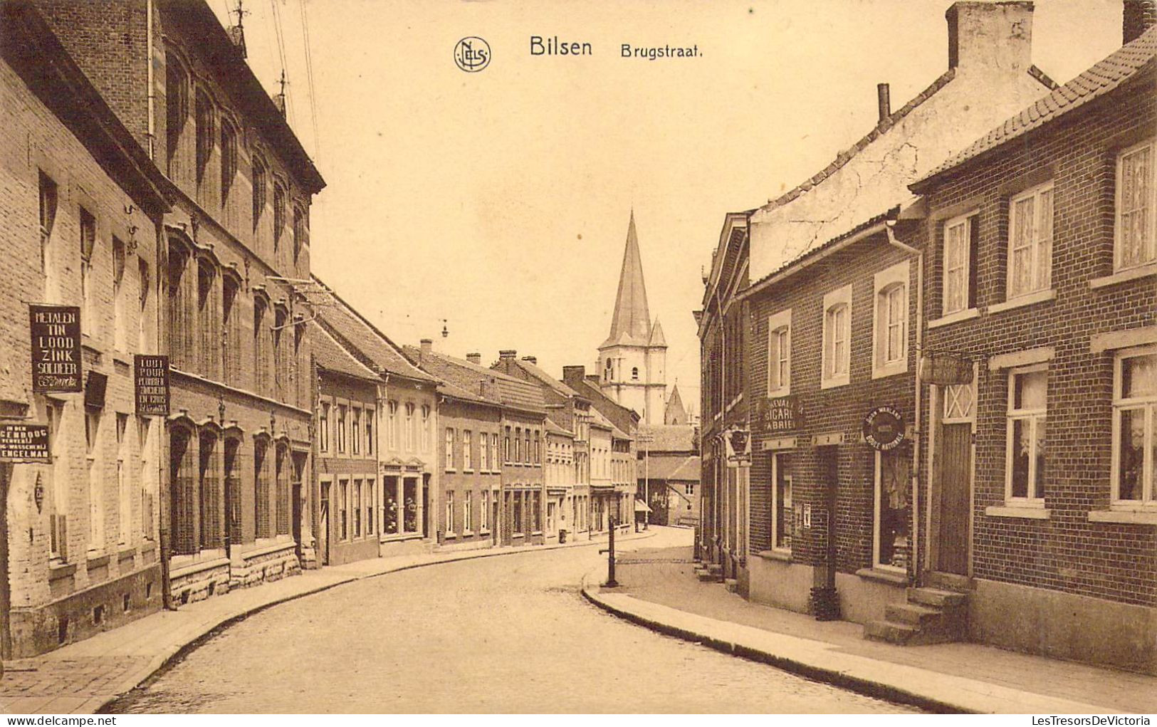 BELGIQUE - BILSEN - Brugstraat - Carte Postale Ancienne - Bilzen