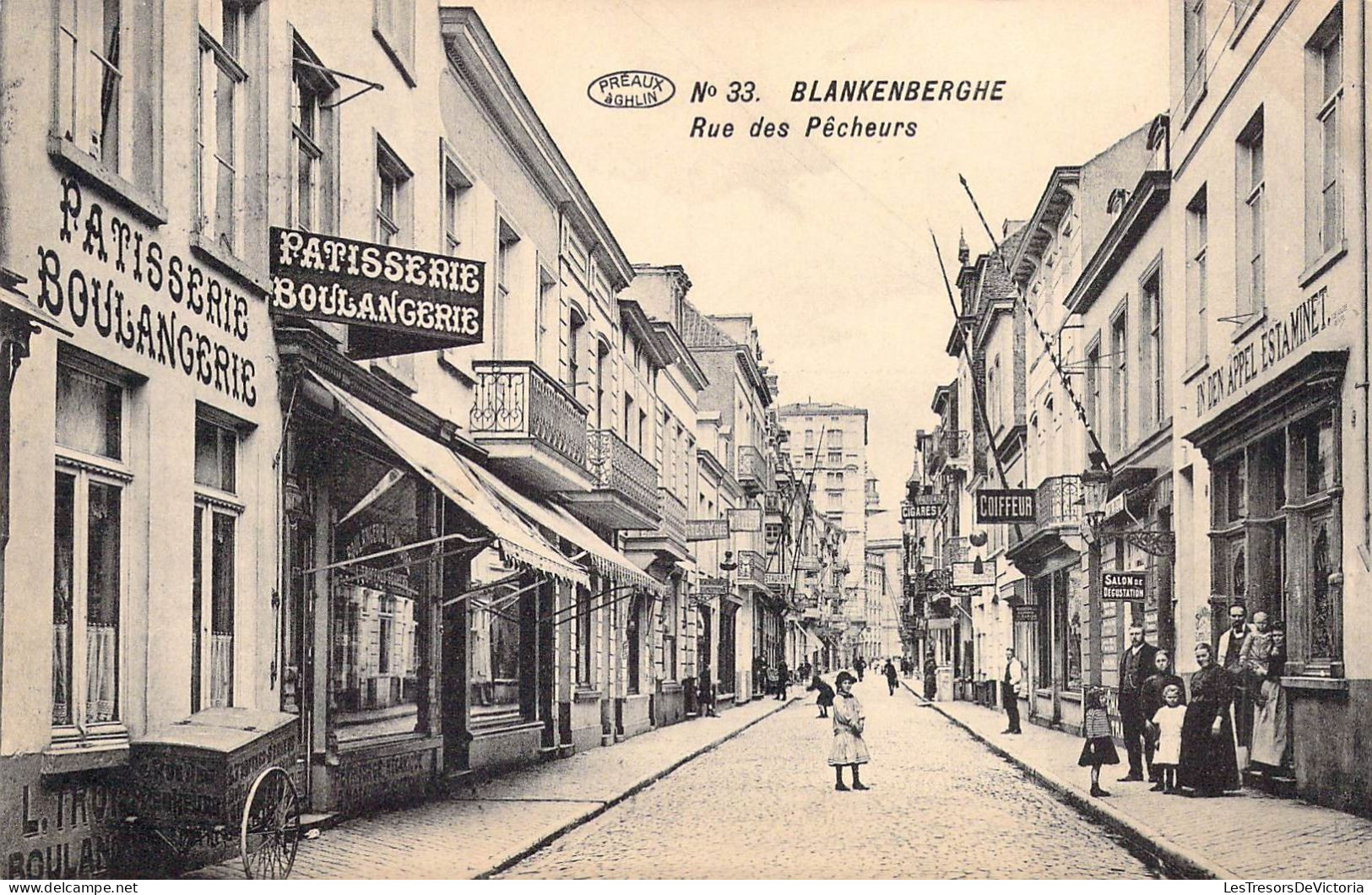 BELGIQUE - BLANKENBERGHE - Rue Des Pêcheurs - Carte Postale Ancienne - Blankenberge